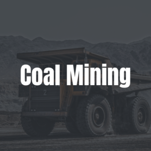 Coal mining operation supported by Plant Pro's professional earthmoving equipment and mining services.