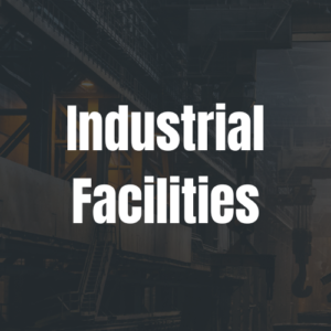 Industrial facility supported by Plant Pro's construction, earthmoving and plant hire services.