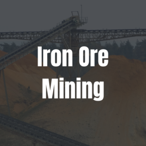 Iron ore mining facility supported by Plant Pro's earthmoving equipment and mining contractor services.